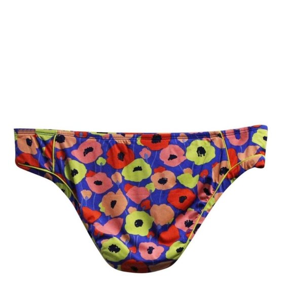 Bar III Swimsuit Bikini Bottom Poppy Fields 3MB6X90M Multicolor medium - Picture 2 of 2